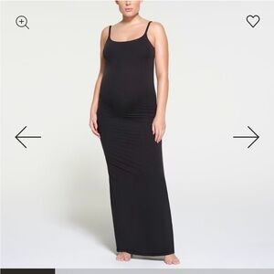 Skims Fits Everybody Maternity Long Slip Dress